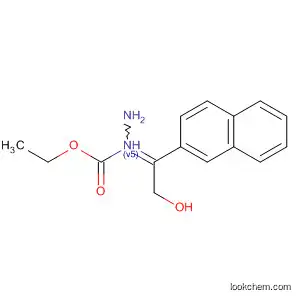 Molecular Structure of 87428-48-6 (Hydrazinecarboxylic acid, [2-hydroxy-1-(2-naphthalenyl)ethylidene]-,
ethyl ester)