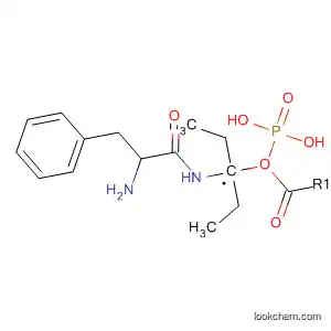 Molecular Structure of 87436-60-0 (Phosphonic acid, [[(2-amino-1-oxo-3-phenylpropyl)amino]methyl]-,
diethyl ester, (S)-)