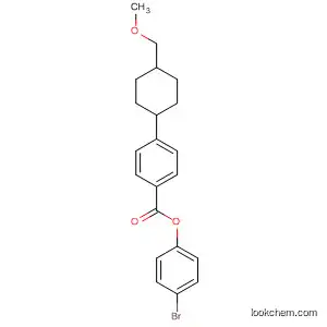 Molecular Structure of 87486-79-1 (Benzoic acid, 4-[4-(methoxymethyl)cyclohexyl]-, 4-bromophenyl ester,
trans-)