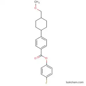 Molecular Structure of 87486-80-4 (Benzoic acid, 4-[4-(methoxymethyl)cyclohexyl]-, 4-fluorophenyl ester,
trans-)