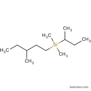 Molecular Structure of 87656-67-5 (Silane, dimethyl(3-methylpentyl)(1-methylpropyl)-)