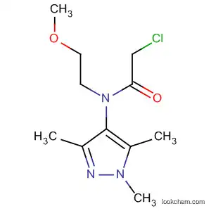 Molecular Structure of 87675-19-2 (Acetamide,
2-chloro-N-(2-methoxyethyl)-N-(1,3,5-trimethyl-1H-pyrazol-4-yl)-)