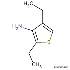 Molecular Structure of 87675-37-4 (3-Thiophenamine, 2,4-diethyl-)