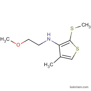 Molecular Structure of 87675-54-5 (3-Thiophenamine, N-(2-methoxyethyl)-4-methyl-2-(methylthio)-)