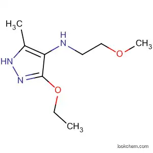 Molecular Structure of 87675-57-8 (1H-Pyrazol-4-amine, 3-ethoxy-N-(2-methoxyethyl)-5-methyl-)