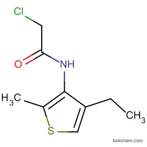 Molecular Structure of 87675-72-7 (Acetamide, 2-chloro-N-(4-ethyl-2-methyl-3-thienyl)-)