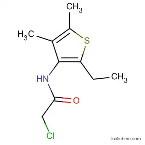 Molecular Structure of 87675-80-7 (Acetamide, 2-chloro-N-(2-ethyl-4,5-dimethyl-3-thienyl)-)