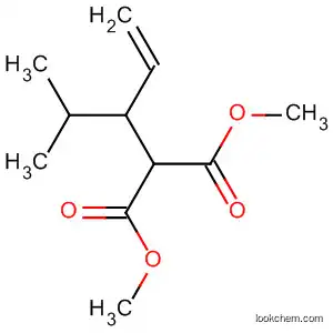 Molecular Structure of 87802-96-8 (Propanedioic acid, [1-(1-methylethyl)-2-propenyl]-, dimethyl ester)