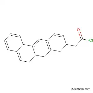 Molecular Structure of 87901-08-4 (Benz[a]anthracene-8-acetyl chloride, 8,9,10,11-tetrahydro-)