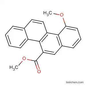 Molecular Structure of 87901-85-7 (5-Chrysenecarboxylic acid, 10-methoxy-, methyl ester)