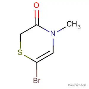 Molecular Structure of 87905-03-1 (2H-1,4-Thiazin-3(4H)-one, 6-bromo-4-methyl-)