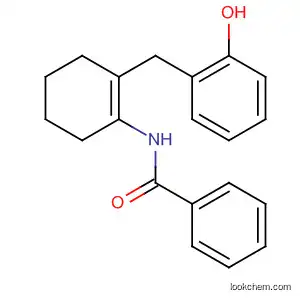 Molecular Structure of 87908-49-4 (Benzamide, N-[2-(hydroxyphenylmethyl)-1-cyclohexen-1-yl]-)