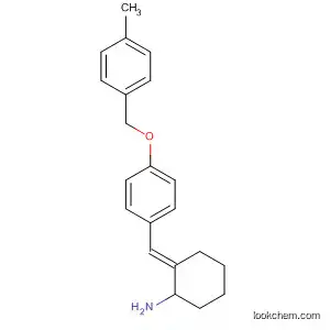Molecular Structure of 87908-69-8 (Cyclohexanamine, 2-[[4-[(4-methylphenyl)methoxy]phenyl]methylene]-,
(E)-)
