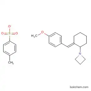 Molecular Structure of 87908-76-7 (Azetidine, 1-[2-[(4-methoxyphenyl)methylene]cyclohexyl]-, (E)-,
4-methylbenzenesulfonate)