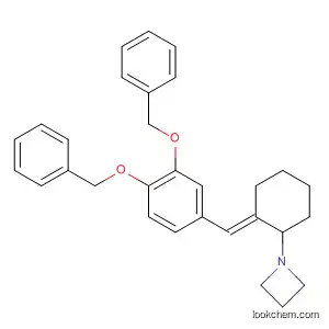 Molecular Structure of 87908-90-5 (Azetidine, 1-[2-[[3,4-bis(phenylmethoxy)phenyl]methylene]cyclohexyl]-,
(E)-)