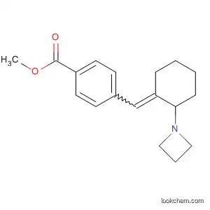 Molecular Structure of 87909-12-4 (Benzoic acid, 4-[[2-(1-azetidinyl)cyclohexylidene]methyl]-, methyl ester,
(E)-)