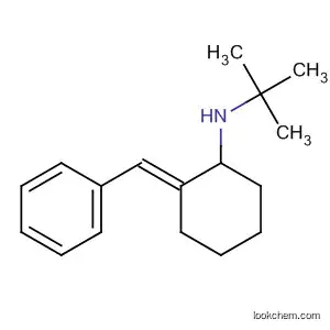 Molecular Structure of 87909-34-0 (Cyclohexanamine, N-(1,1-dimethylethyl)-2-(phenylmethylene)-, (E)-)