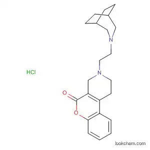 Molecular Structure of 87942-27-6 (5H-[1]Benzopyrano[3,4-c]pyridin-5-one,
3-[2-(3-azabicyclo[3.2.2]non-3-yl)ethyl]-1,2,3,4-tetrahydro-,
monohydrochloride)