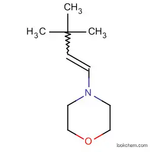 Molecular Structure of 87975-01-7 (Morpholine, 4-(3,3-dimethyl-1-butenyl)-)