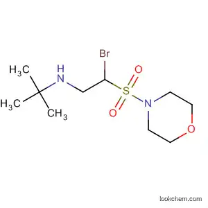 Molecular Structure of 87975-16-4 (Morpholine, 4-[[1-bromo-2-[(1,1-dimethylethyl)amino]ethyl]sulfonyl]-)