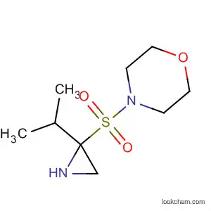 Molecular Structure of 87975-40-4 (Morpholine, 4-[[1-(1-methylethyl)-2-aziridinyl]sulfonyl]-)