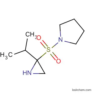 Molecular Structure of 87975-45-9 (Pyrrolidine, 1-[[1-(1-methylethyl)-2-aziridinyl]sulfonyl]-)