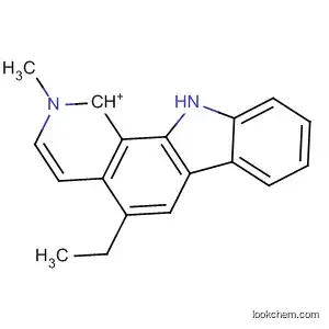 11H-Pyrido[3,4-a]carbazolium, 5-ethyl-2-methyl-