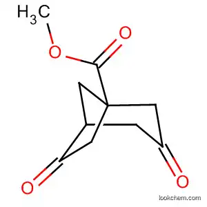 Molecular Structure of 87994-99-8 (Bicyclo[3.2.1]octane-1-carboxylic acid, 3,6-dioxo-, methyl ester)