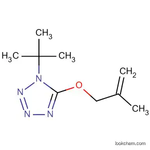 Molecular Structure of 87996-20-1 (1H-Tetrazole, 1-(1,1-dimethylethyl)-5-[(2-methyl-2-propenyl)oxy]-)