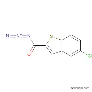 Molecular Structure of 87999-21-1 (Benzo[b]thiophene-2-carbonyl azide, 5-chloro-)