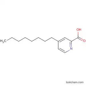 Molecular Structure of 87999-89-1 (2-Pyridinecarboxylic acid, 4-octyl-)