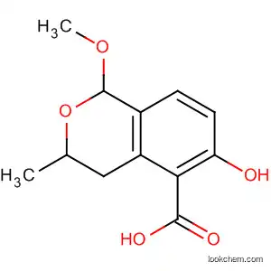 Molecular Structure of 88038-20-4 (1H-2-Benzopyran-5-carboxylic acid,
3,4-dihydro-6-hydroxy-1-methoxy-3-methyl-)