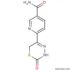 Molecular Structure of 88038-31-7 (3-Pyridinecarboxamide, 6-(3,6-dihydro-2-oxo-2H-1,3,4-thiadiazin-5-yl)-)