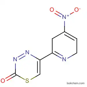 Molecular Structure of 88038-32-8 (2H-1,3,4-Thiadiazin-2-one, 3,6-dihydro-5-(4-nitro-2-pyridinyl)-)