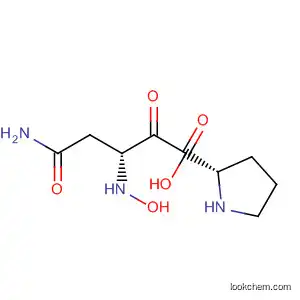 Molecular Structure of 88070-82-0 (L-Proline, 1-(N-hydroxy-D-asparaginyl)-)