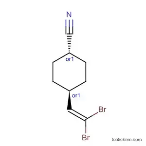 Cyclohexanecarbonitrile, 4-(2,2-dibromoethenyl)-, trans-