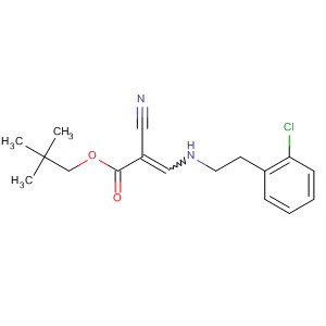 2-Propenoic acid, 3-[[(2-chlorophenyl)methyl]methylamino]-2-cyano-,  2,2-dimethylpropyl ester