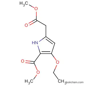 Molecular Structure of 88143-68-4 (1H-Pyrrole-2-acetic acid, a-ethylidene-4-hydroxy-5-(methoxycarbonyl)-,
methyl ester, (E)-)