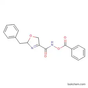 Molecular Structure of 88144-12-1 (4-Oxazolecarboxamide, N-(benzoyloxy)-2,5-dihydro-2-(phenylmethyl)-)