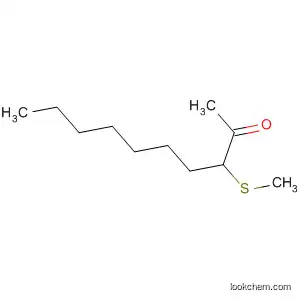 Molecular Structure of 88146-54-7 (2-Decanone, 3-(methylthio)-)
