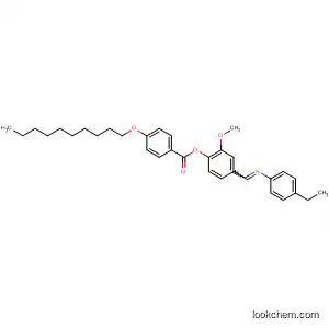 Benzoic acid, 4-(decyloxy)-,
4-[[(4-ethylphenyl)imino]methyl]-2-methoxyphenyl ester