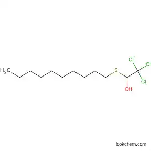 Molecular Structure of 88184-52-5 (Ethanol, 2,2,2-trichloro-1-(decylthio)-)