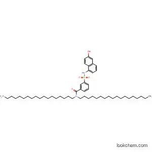 Molecular Structure of 88185-77-7 (Benzamide,
3-[[(6-hydroxy-1-naphthalenyl)amino]sulfonyl]-N,N-dioctadecyl-)