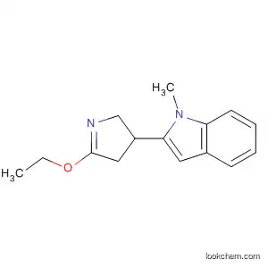 Molecular Structure of 88234-60-0 (1H-Indole, 2-(5-ethoxy-3,4-dihydro-2H-pyrrol-3-yl)-1-methyl-)