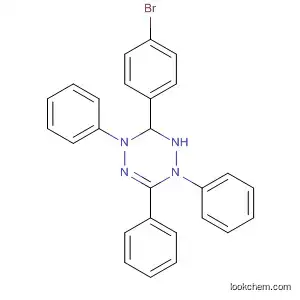 Molecular Structure of 88235-99-8 (1,2,4,5-Tetrazine, 3-(4-bromophenyl)-1,2,3,4-tetrahydro-1,4,6-triphenyl-)