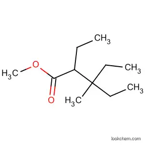 Molecular Structure of 88246-56-4 (Pentanoic acid, 2,3-diethyl-3-methyl-, methyl ester)