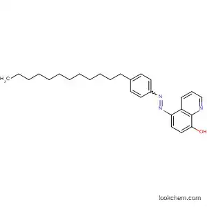 Molecular Structure of 88248-75-3 (8-Quinolinol, 5-[(4-dodecylphenyl)azo]-)