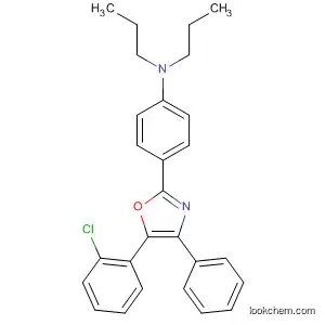 Molecular Structure of 88248-77-5 (Benzenamine, 4-[5-(2-chlorophenyl)-4-phenyl-2-oxazolyl]-N,N-dipropyl-)