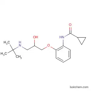 Molecular Structure of 88250-16-2 (Cyclopropanecarboxamide,
N-[2-[3-[(1,1-dimethylethyl)amino]-2-hydroxypropoxy]phenyl]-)
