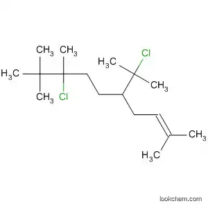 Molecular Structure of 88264-50-0 (2-Decene, 8-chloro-5-(1-chloro-1-methylethyl)-2,8,9,9-tetramethyl-)